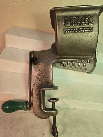 vintage Griscer kitchen Food Grater, shredder New Haven ID