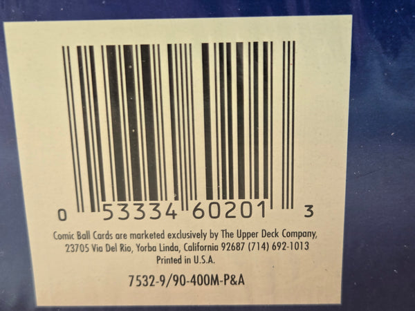 1990 Series 1 Factory Sealed Looney Tunes Upper Deck Comic Ball BaseBall Trade Cards