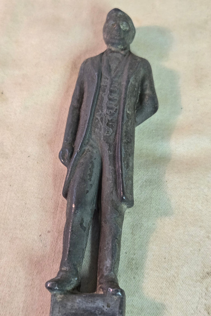 Vintage Bronze Abraham Lincoln 10.5" figural Letter Opener