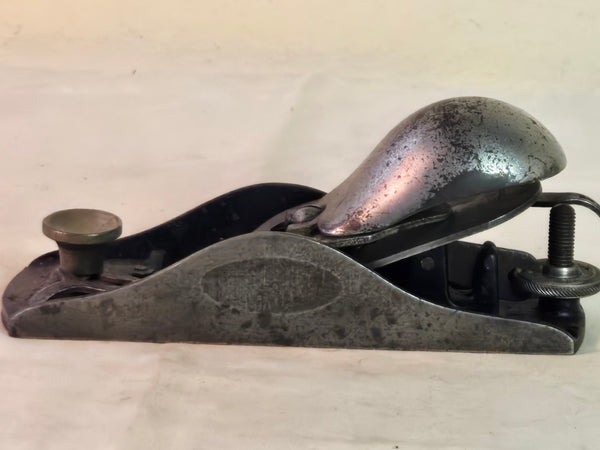 Early Stanley #18 Knuckle Cap Block Plane patents 1886 & 97