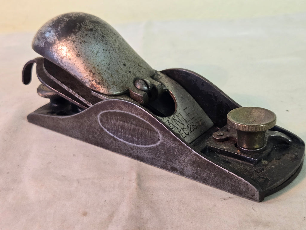Early Stanley #18 Knuckle Cap Block Plane patents 1886 & 97