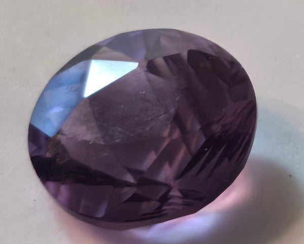 5.25 ct Quantum cut 12mm Amethyst Uruguay Gemstone