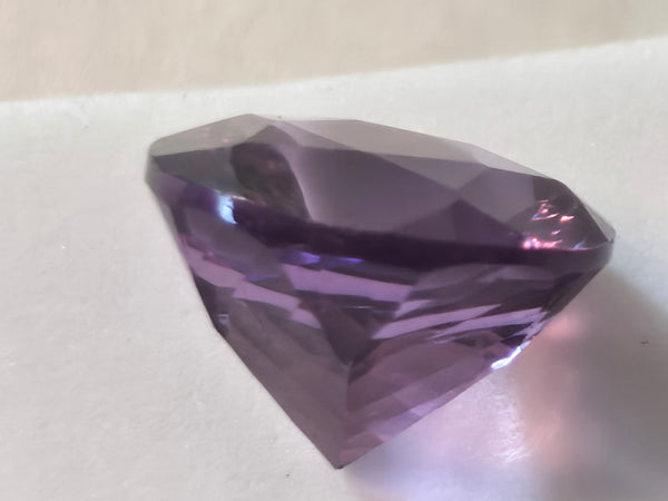 5.25 ct Quantum cut 12mm Amethyst Uruguay Gemstone