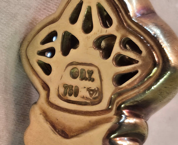 David Yurman 18k Quadrefoil 48 Diamond Onyx Gold Bracelet, dbl cable 39g.