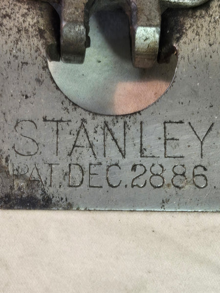 Early Stanley #18 Knuckle Cap Block Plane patents 1886 & 97
