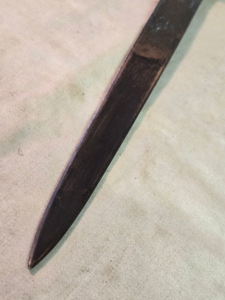 Vintage Bronze Abraham Lincoln 10.5" figural Letter Opener