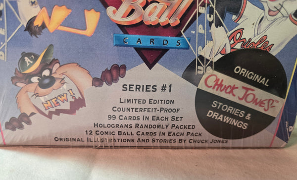1990 Series 1 Factory Sealed Looney Tunes Upper Deck Comic Ball BaseBall Trade Cards