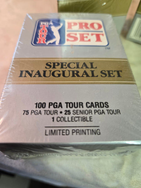 Lot of 4 packs 1990 PGA Pro Set Tour Cards Special Inaugural Set