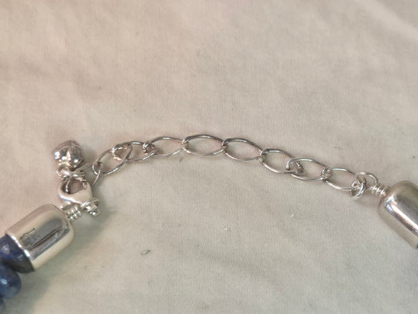 Jay King Turquoise cross Sterling Silver Necklace Desert Rose Trading Co