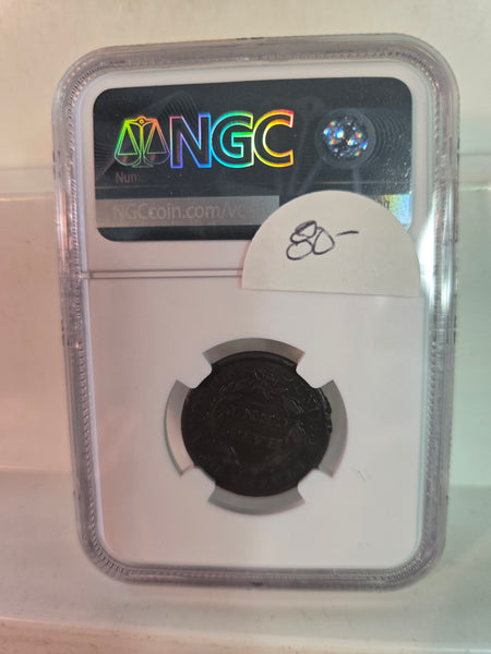 1833 US Classic Head 1/2 Half Cent C-1 VF details damaged NGC graded