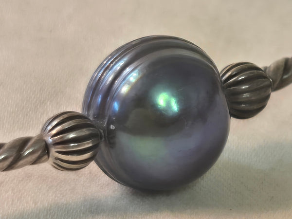 Carolyn Pollack Amethyst Sodalite Sterling Silver Necklace w/Pendant