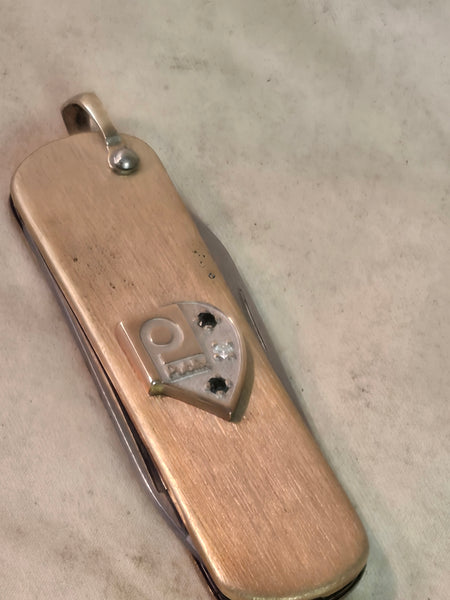 Rare Publix 30 year Service Imperial Pocket Knife, Diamond, Ruby Emerald