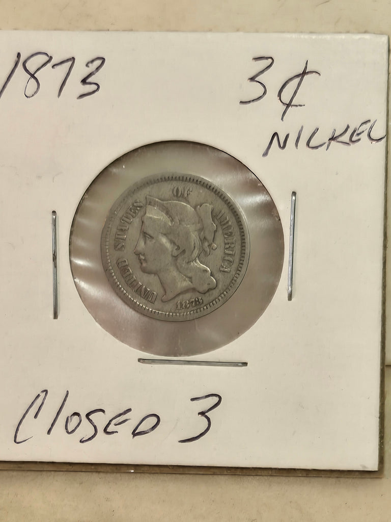 1873 United States 3 three cent Nickel