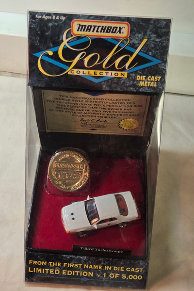 Matchbox Gold Collection #42784 T-Bird Turbo Coupe 1 of 5000 c.1996