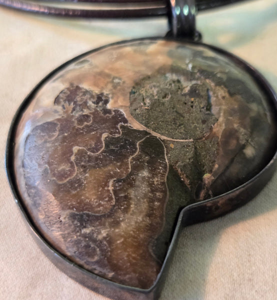 Barse Nautilus Necklace & 2 pairs of Earrings, Sterling Silver Turquoise