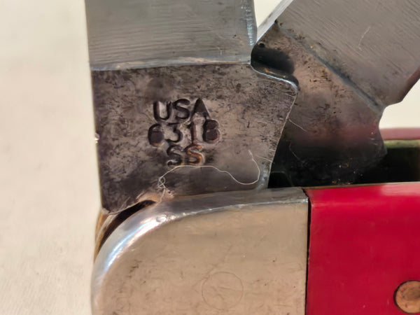 Case XX 3 blade #6318SS medium Stockman pocket knife Watermelon Bone