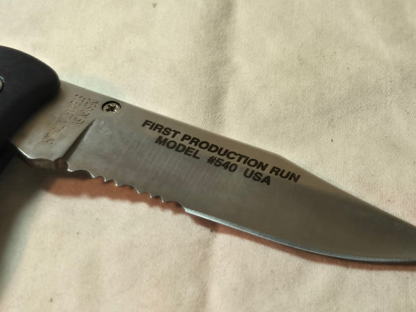 Smith & Wesson #540  lockback pocket knife, First Production Run with case