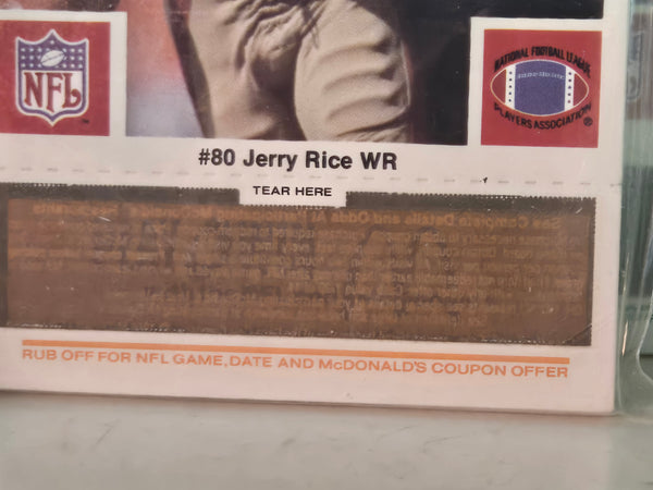 1986 McDonald's cards Jerry Rice, 4 unopened packs of 24, all 4 colors