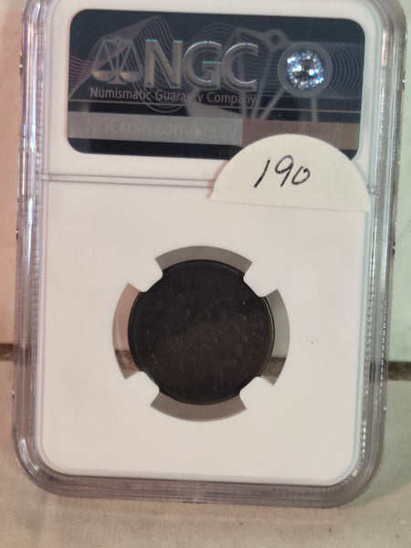 1808 US draped bust 1/2 half Cent NGC VG 8 BN coin