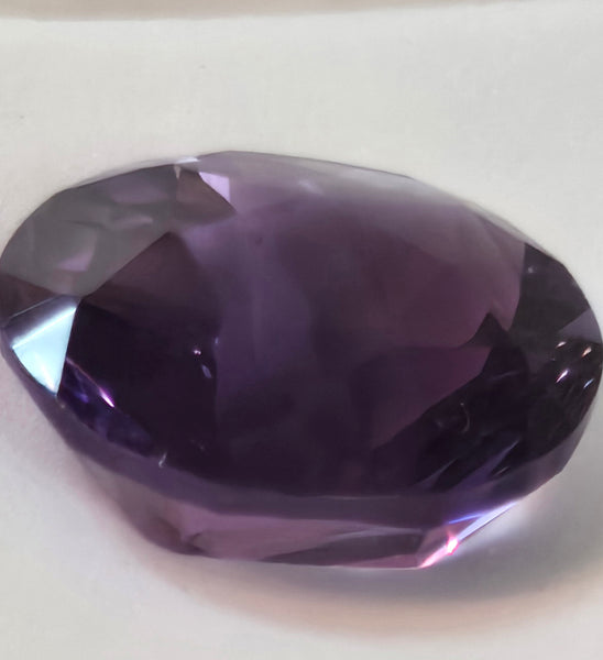 5.25 ct Quantum cut 12mm Amethyst Uruguay Gemstone