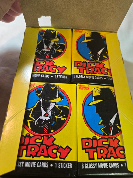 1990 Topps Dick Tracy Unopened 36 Wax Packs Movie Cards & Stickers Brand New