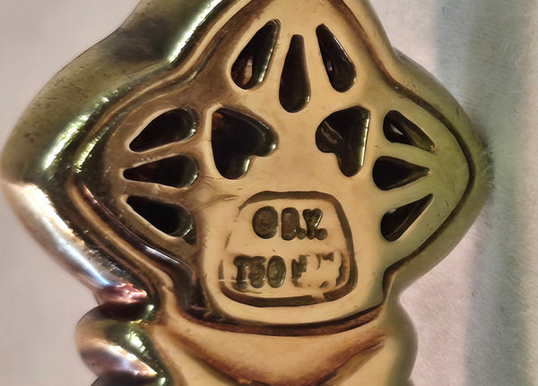 David Yurman 18k Quadrefoil 48 Diamond Onyx Gold Bracelet, dbl cable 39g.