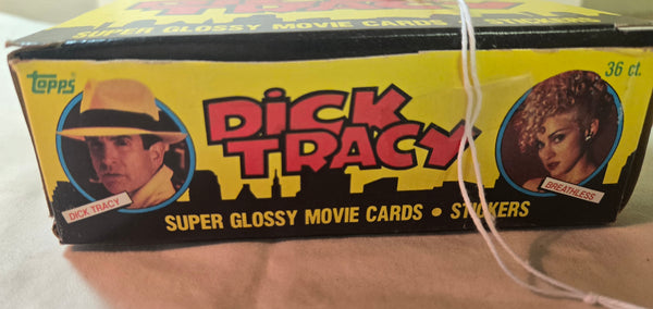 1990 Topps Dick Tracy Unopened 36 Wax Packs Movie Cards & Stickers Brand New