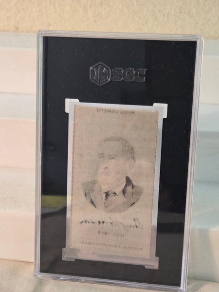 1910s Mogul Cigarettes, Benjamin Harrison S77 Silks, SCG 2.5 graded US President