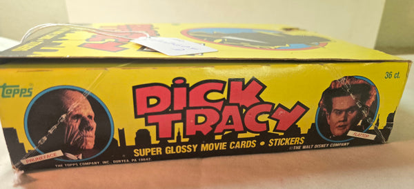1990 Topps Dick Tracy Unopened 36 Wax Packs Movie Cards & Stickers Brand New