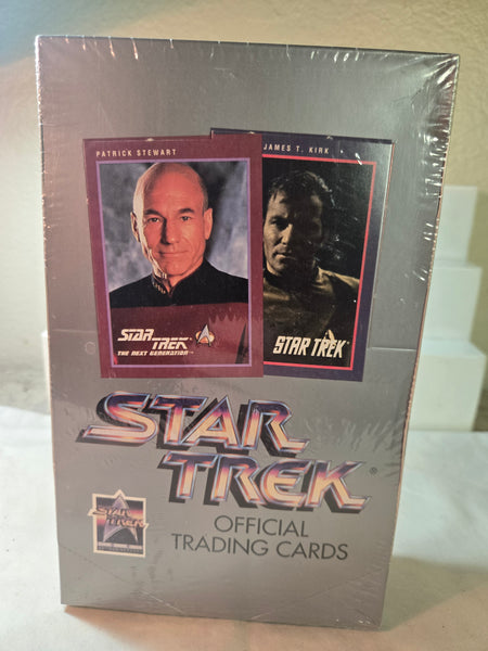 1991 STAR TREK OFFICIAL TRADING CARDS SERIES 1 FACTORY SEALED BOX BY IMPEL 36 PACKS