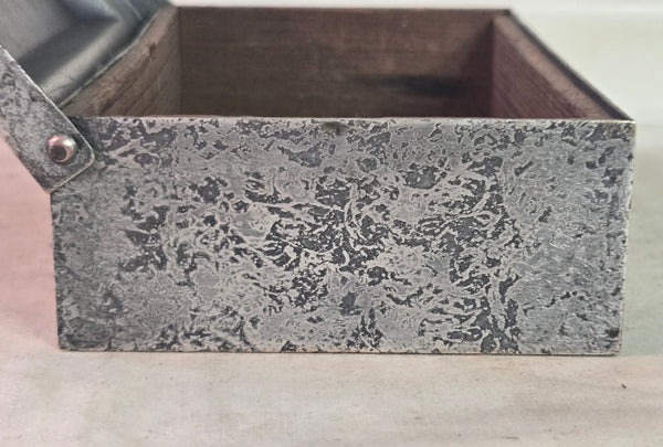 Heintz Sterling on Bronze card, Cigarettes Box Arts Crafts, Pat Aug 27 1912