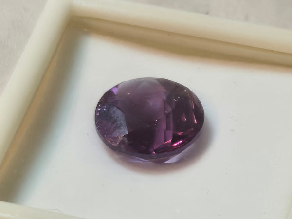 5.25 ct Quantum cut 12mm Amethyst Uruguay Gemstone