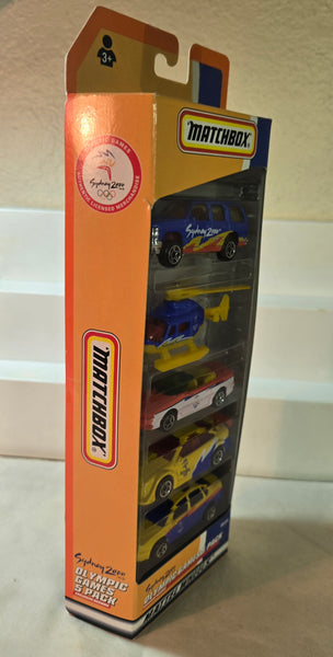 Matchbox Sydney 2000 Olympic games 5 Pack c.1999 MIB diecast #96494