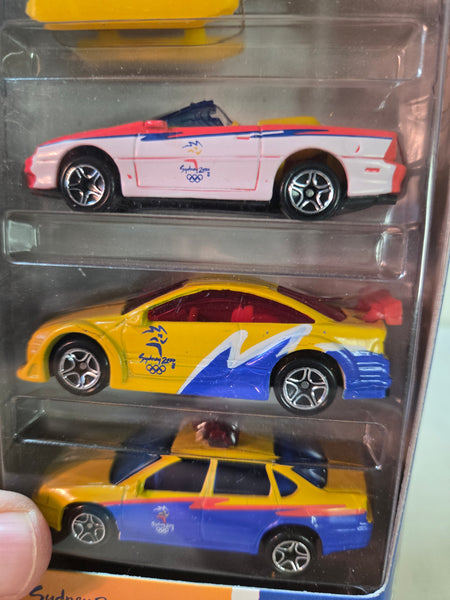 Matchbox Sydney 2000 Olympic games 5 Pack c.1999 MIB diecast #96494