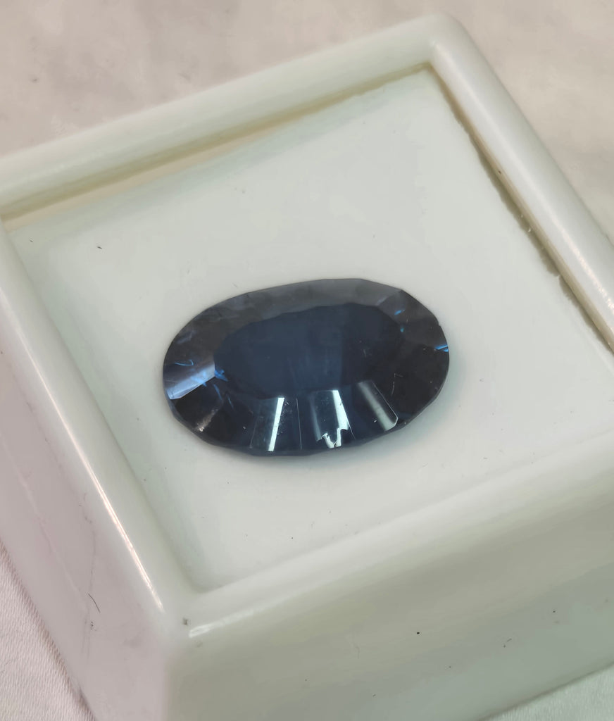 11.25 ct London Blue Topaz 18 x 13mm gemstone
