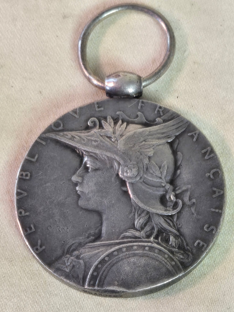 French 1895 Madagascar campaign Commemorative Medal, Medallion, Silver!