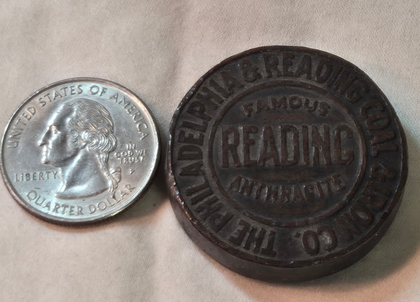 Philadelphia & Reading Coal & Iron Co cast iron paperweight