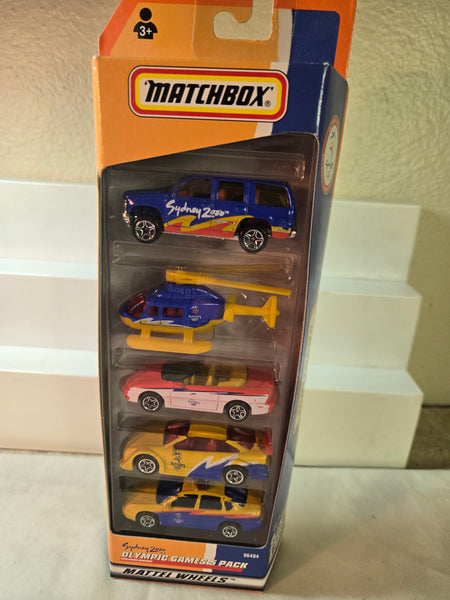 Matchbox Sydney 2000 Olympic games 5 Pack c.1999 MIB diecast #96494