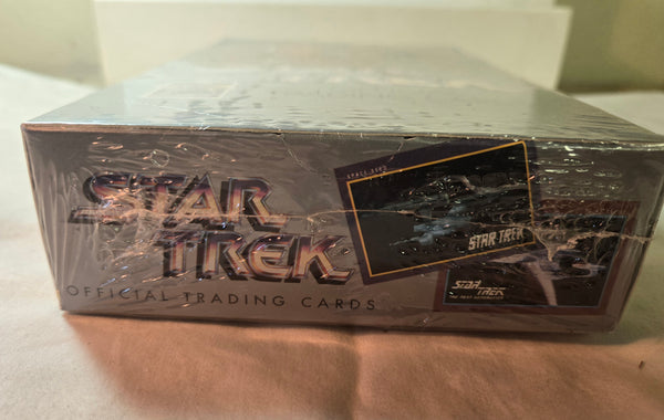 1991 STAR TREK OFFICIAL TRADING CARDS SERIES 1 FACTORY SEALED BOX BY IMPEL 36 PACKS