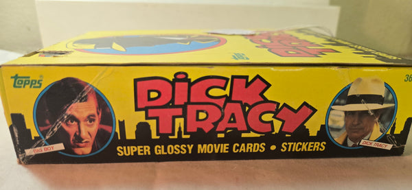 1990 Topps Dick Tracy Unopened 36 Wax Packs Movie Cards & Stickers Brand New