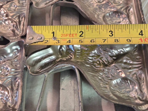 Cast 6 Bunny Rabbits Hinged Chocolate Candy Mold