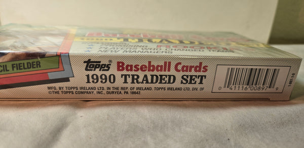 Topps 1990 Traded Set of 132 Baseball Cards w/rookies, managers, never opened