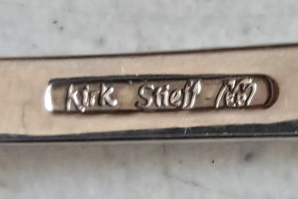 Kirk Stieff Satin Flutes 32 Pcs Flatware silverplate stainless Lenox