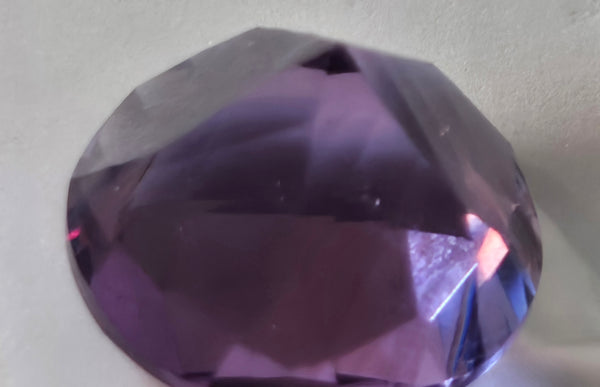 5.25 ct Quantum cut 12mm Amethyst Uruguay Gemstone