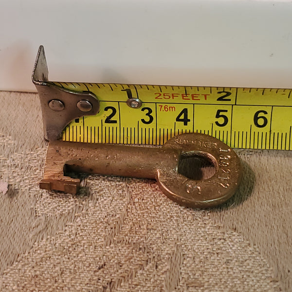 B & O railroad brass switch key Slaymaker