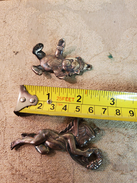 Lot of 9 Gorham  Christmas ornaments, Teddy Bear, Santa, Nutcracker, Rocking Horse, etc