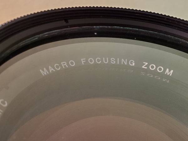 Vivitar 75-205mm macro focusing zoom lens 1:3.8