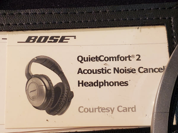 Bose Acoustic Noise Canceling headphones in case