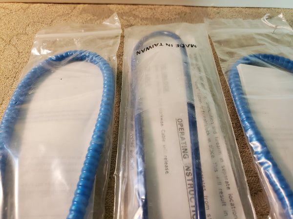 Kimber & Mossberg rifle cable safety locks, NEW