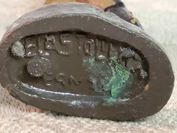 6 Elastolin Doughboy Drummer, flagman, Cavalry & riflemen